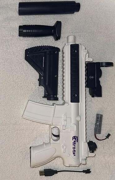 красочный пистолет: Водный автомат M416 с электроприводом - Тип: электрический водяной — 3
