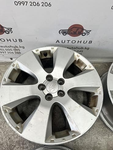 Транспорт: Литые Диски R 17 Subaru, Комплект, отверстий - 5, Б/у — 3