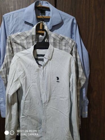 винтажные одежды: Мужская одежда б/у: рубашки, футболки, безрукавка, олимпийки. от — 9