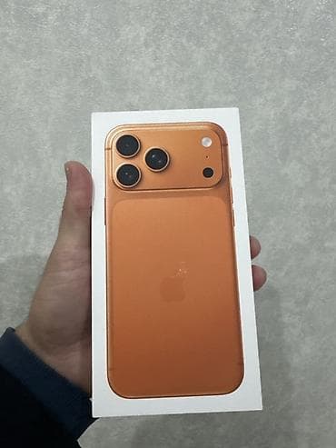 IPhone 17 Pro Max, Новый, 512 ГБ, Оранжевый, Кабель, Коробка, 100 %
