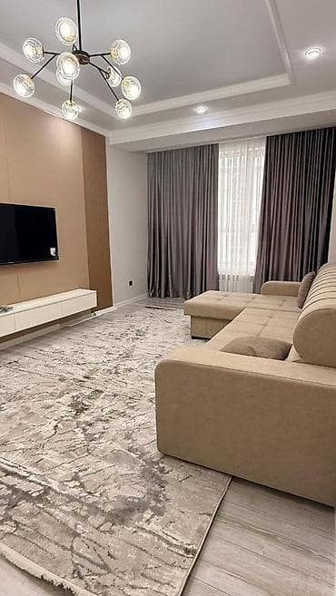 Квартиры: 2 комнаты, 75 м², Элитка, 12 этаж, Дизайнерский ремонт — 2