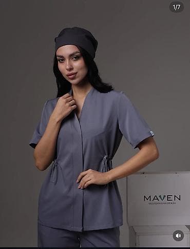 халаты одноразовые медицинские: Медицинская шапочка унисекс MAVEN - Назначение: для врачей — 4