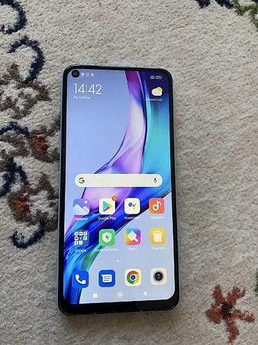 Redmi, Redmi Note 9, Б/у, 64 ГБ, цвет - Голубой, 2 SIM