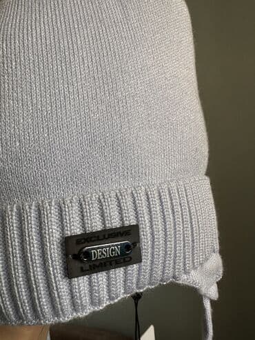 брендовые вещи оригинал: Шапка, Бини, Шерсть, Осень-весна, Вязаная модель — 2