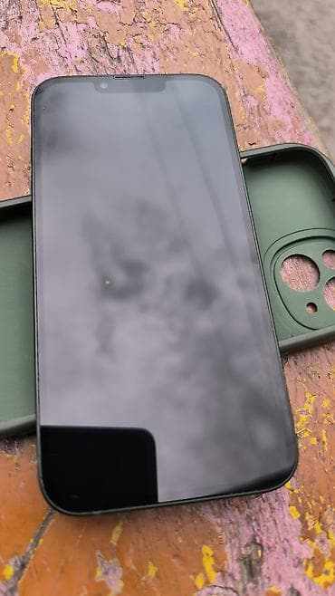 бу акумлятор: IPhone 13, Б/у, 128 ГБ, Зеленый, Чехол, 74 % — 1