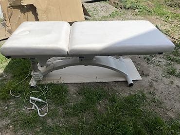 мед мебель: Электрическая массажная кушетка с регулировкой спинки - Стационарная — 3