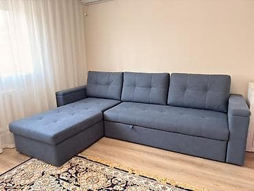Угловой диван, Раскладной, Трехместный