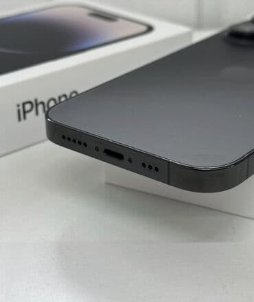 списанные айфоны бесплатно: IPhone 14 Pro, Б/у, 256 ГБ, Черный, Защитное стекло, Коробка, Чехол, 91 % — 2