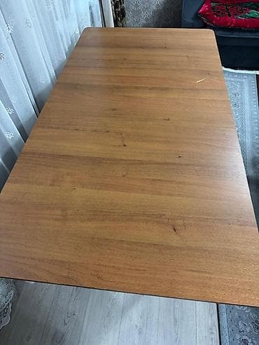 купить складной стол на кухню: Стол трансформер Для кухни, Стол-книжка, Длина, см: 1,70 см, цвет - Коричневый — 2