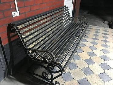 Отургуч Металл, Жөлөнгүчү менен, Чатырсыз lalafo.kg да Отургуч Металл, Жөлөнгүчү менен, Чатырсыз