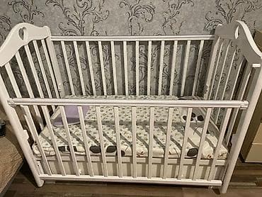 вязаное детское одеяло: Манеж-кровать, Новый, Раскладной, Дерево — 1