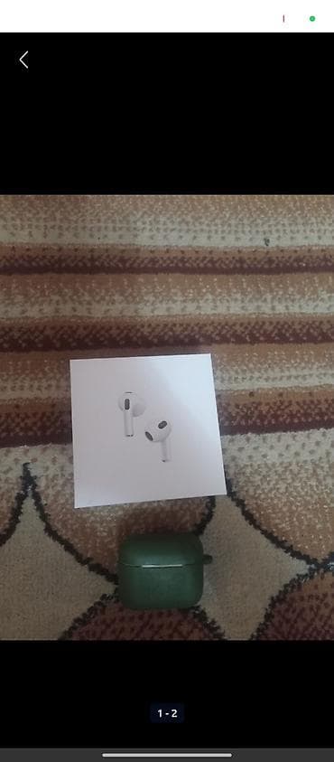 айрпод: Apple AirPods (3-го поколения) с проводящим футляром зарядки - — 1