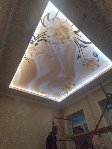 сейф пакет: Натяжной потолок жасайбыз тез жана сапаттуу 3D 1кв ом гланцывый 1кв — 17