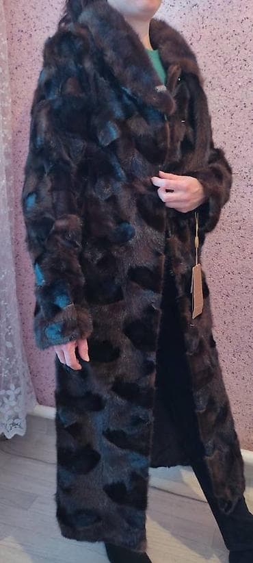 Норковая шуба китай. Новая лежала на складе. Размер 50-52-54 длина at lalafo.kg Норковая шуба китай. Новая лежала на складе. Размер 50-52-54 длина