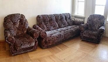 Изоляционные материалы: Прямой диван, Б/у — 1