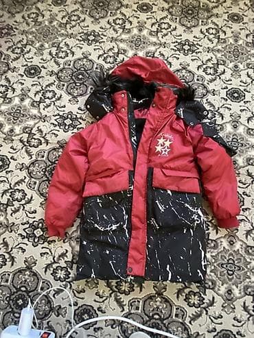 Детская одежда и обувь: Детская зимняя куртка с капюшоном - Теплая удлинённая модель с — 4