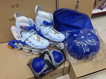 скамья спортивная: Ролики с комплектом CANNUP - Роликовые коньки с раздвижным ботинком — 3