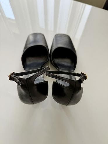 валентино обувь мужская: Туфли, 39, Massimo Dutti, Б/у, цвет - Черный, Самовывоз — 3