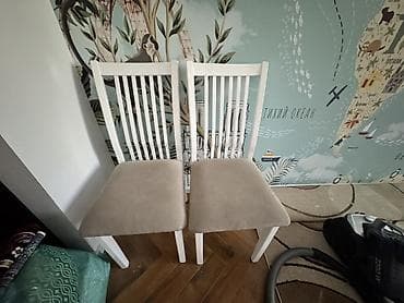 chair table: Стулья 5 шт по 1000 - Материал каркаса: дерево/МДФ, окраска белая - — 7