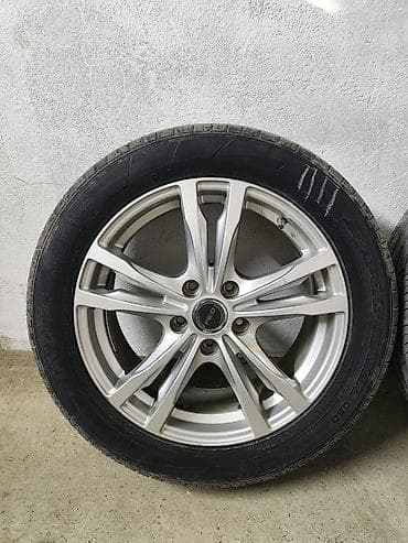 215 55 р17: Колеса в сборе 215 / 55 / R 17, Лето, Б/у, Комплект, Легковые, Литые, отверстий - 5 — 2