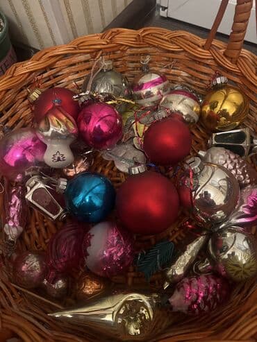 серебро куплю: Набор ёлочных игрушек из стекла (советская классика) - Разновидности — 4