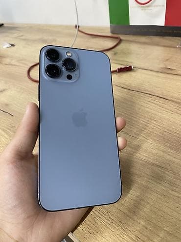 IPhone 13 Pro Max, Б/у, 128 ГБ, Синий, 90 %