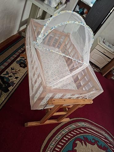 хадунок детский: Детские товары: ходунки + деревянная люлька-качалка с москитной сеткой — 5