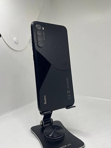 Redmi, Redmi Note 8, Б/у, 64 ГБ, цвет - Черный, 2 SIM