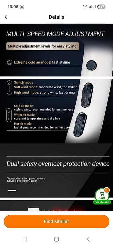 cs max: Фен профессиональный chaoba. мотор ас. состояние нового. 2800 сом — 6