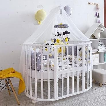 4 mom: 🛏️ Продается детская кроватка-трансформер 6 в 1 с маятниковым — 3
