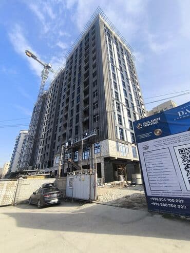 Строится, Элитка, 2 комнаты, 86 м²