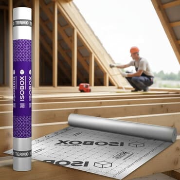 теплосберегающая пленка для утепления окон купить: Пароизоляционная отражающая пленка ISOBOX ТЕРМО. Кровля / утепление — 1