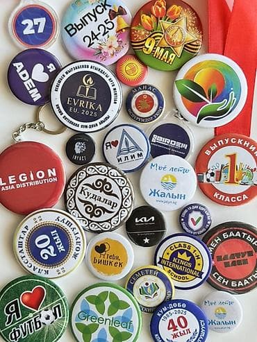 лайтбокс для фото: Изготовление брелоков и значков с вашим дизайном - Круглые значки и — 2