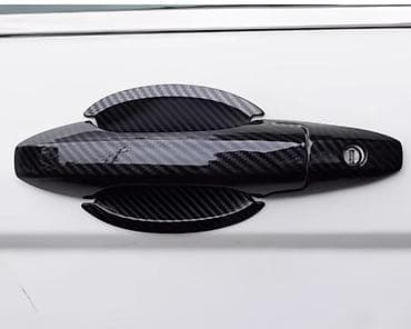 наклейки для автомобиля: Декоративные накладки На ручки дверей, Хром — 5