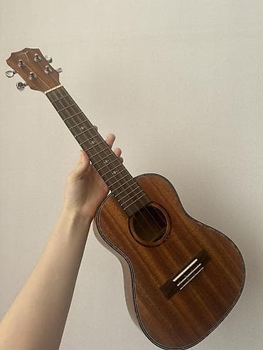 Музыкальные инструменты: Укулеле концертного/сопрана формата TOM с чехлом - Корпус из махагони — 2