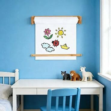 foldable table: Настенная рулонная доска для рисования/Разрешите ребенку рисовать на — 1