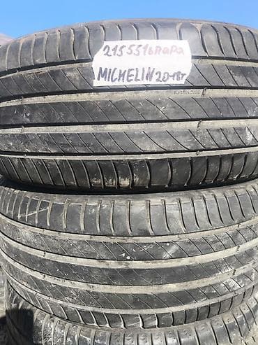 r15 100: Шины 215 / 55 / R 16, Лето, Б/у, Пара, Легковые, Michelin — 1