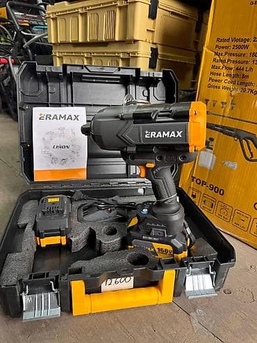 Инструменты: Аккумуляторный ударный гайковерт ERAMAX (бесщеточный) Доставка по — 2