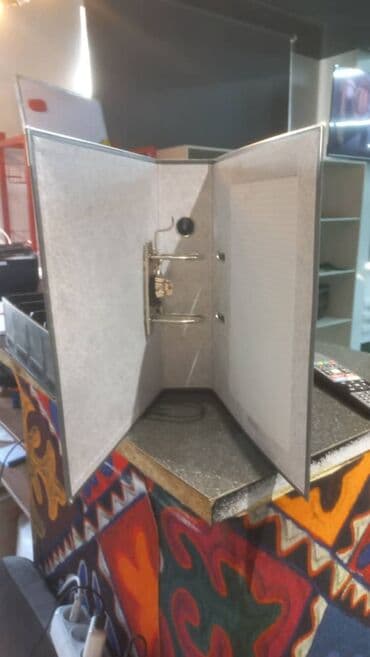 биндеры 250 листов с прямоугольными отверстиями: Архивный шкаф, Другой материал, цвет - Серый — 2