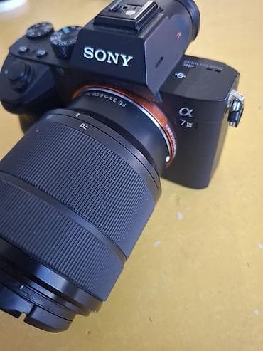 Беззеркальная камера Sony Alpha a7 III (ILCE‑7M3) с полнокадровым at lalafo.kg Беззеркальная камера Sony Alpha a7 III (ILCE‑7M3) с полнокадровым