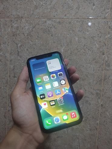 iphone xr: IPhone Xr, Б/у, 64 ГБ, Белый, Чехол, 76 % — 1