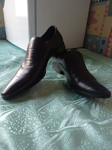 Мужские туфли, 42, Новый, цвет - Черный, Самовывоз