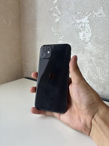 IPhone 11, Б/у, 128 ГБ, Черный, 80 % — 2