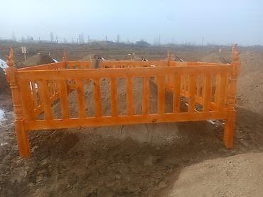 Деревянные заборы: Деревянная ограда для могилы - Материал: массив древесины — 1