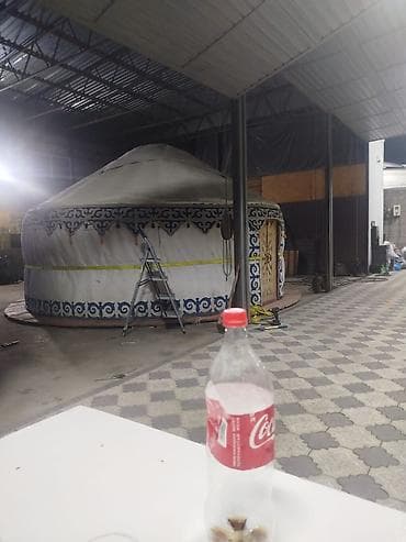 юрта юрта: Юрта с внутренним убранством и мебелью - Традиционная круглая юрта с — 2