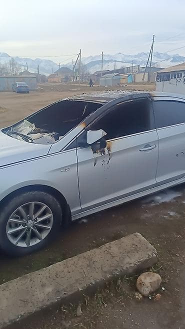 Скупка авто: Hyundai Sonata, серебристый седан (актуальное поколение до — 4