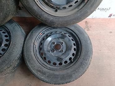 diska 14: Колеса в сборе 215 / 65 / R 16, Всесезонная, Б/у, Комплект, Легковые, Железные, отверстий - 5 — 5