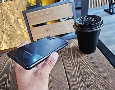 pixel 3a: Samsung Galaxy A12, Б/у, 64 ГБ, цвет - Черный, 1 SIM, 2 SIM — 6