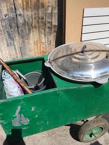 Кафелер, ресторандар үчүн: Казан-мангал промышленного типа для уличной кухни - Материал — 2