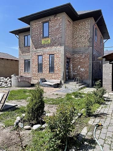 алтын ордо ж м: Продаётся участок с домом по готовому проекту - почти завершён (80%) — 1